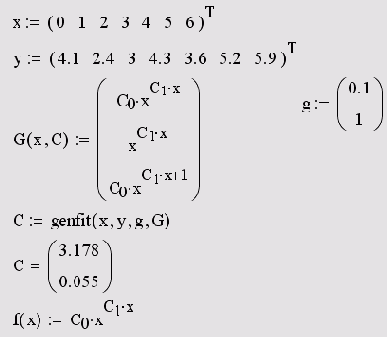 Регрессия общего вида